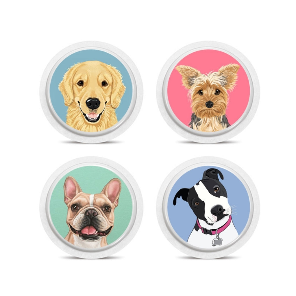Freestyle Libre Sensor Decal x4 Dogs – MedStyle