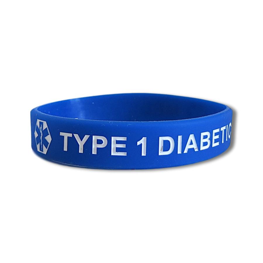 Diabetic discount rubber bracelets